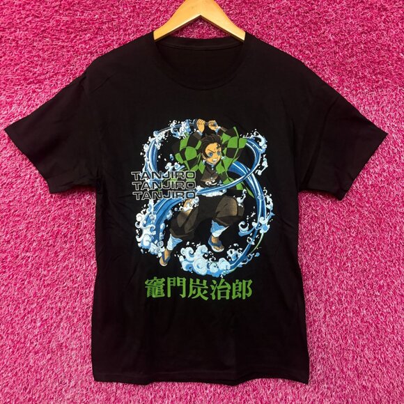 Tanjiro demon slayer anime tshirt size medium - Picture 1 of 4